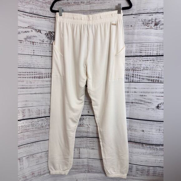 Alala Fleece off Duty Sweatpants Womens Sz M Bone Pull on Drawstring Fleece New - Picture 6 of 16